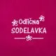 Brisača Odlična sodelavka, ciklama, 100% bombaž