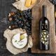 Vino Merlot, 0.75L, poslikana steklenica - cvet, 70 let