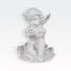 Angel sedeč v cvetu, polimasa, 10.5x8cm, sort.