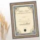 Diploma ROJSTNI DAN, Osemdesetletnik, modra, (36x25cm)