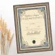 Diploma ROJSTNI DAN, Štiridesetletnik, modra, (36x25cm)