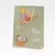 Darilna vrečka, velikonočni motiv, zajček,25x8.5x34,5cm, sort.