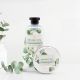 Darilni set BOTANIC SPA v darilni embalaži, z vonjem evkaliptusa in limonske trave, (krema za roke in nohte 60ml, piling za ustnice 25g)