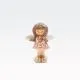 Angel, punčka s krili, z dolgimi lasmi, 7,5x5x10,5 cm, polimasa, sortirano
