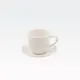 Set skodelic s podstavki, porcelan, v embalaži, 6x90ml