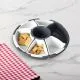 Set za prigrizke s pokrovom, 7/1, PVC, 32.5x32.5x9cm