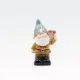 Vrtna figura, palček, porcelan, 7.5x5.8x14cm, sort.