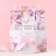 Kopalni set WATER ROSE, z vonjem vodne vrtnice,  (gel za tuširanje 200ml, peneča kopel 200ml, trdo milo 100g, kopalna sol 100g)