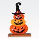 Dekoracija za halloween, iz filca na PVC podstavku, z LED lučko, 31cm, sort.