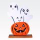 Dekoracija za halloween, iz filca na PVC podstavku, z LED lučko, 31cm, sort.