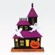 Dekoracija za halloween, iz filca na PVC podstavku, z LED lučko, 31cm, sort.