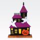 Dekoracija za halloween, iz filca na PVC podstavku, z LED lučko, 31cm, sort.