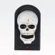 Dekoracija za halloween, zvonec za vrata, z rdečimi LED očmi, ter zvokom, PVC, 19x11cm, sort.
