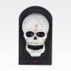 Dekoracija za halloween, zvonec za vrata, z rdečimi LED očmi, ter zvokom, PVC, 19x11cm, sort.