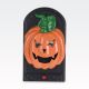 Dekoracija za halloween, zvonec za vrata, z rdečimi LED očmi, ter zvokom, PVC, 19x11cm, sort.