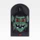 Dekoracija za halloween, zvonec za vrata, z rdečimi LED očmi, ter zvokom, PVC, 19x11cm, sort.