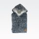Pulover s kapuco - Hoodie, XXXL, UNI, 100% poliester - mehka flanela , one size, sort.