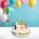 Torta s svečkami, napihljiva, "Happy Birthday", 26cm