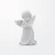 Angel stoječ, bel, polimasa, 4.5x3.5x8cm, sort.