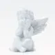 Angel sedeč, bel, polimasa,6x4cm, 62g, sort.