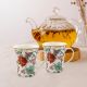 Set 4 lončkov, Anthina, kitajski porcelan, v darilni embalaži, 10cm