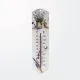 Termometer, motiv sivke, MDF, 21.5x7x0.5cm, sort.