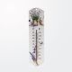 Termometer, motiv sivke, MDF, 21.5x7x0.5cm, sort.