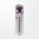Termometer, motiv sivke, MDF, 21.5x7x0.5cm, sort.