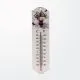 Termometer, motiv sivke, MDF, 21.5x7x0.5cm, sort.