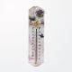 Termometer, motiv sivke, MDF, 21.5x7x0.5cm, sort.