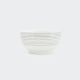 Skleda, belo/črna, porcelan, 435g, sort.
