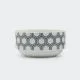 Skleda, bela z različnimi liki, porcelan, 400g, sort.