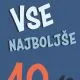 Nogavice moške, Vse najboljše 40, vel. 41-45
