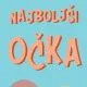 Nogavice moške, Najboljši očka, pike, vel. 41-45