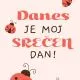 Nogavice ženske, Danes je moj srečen dan, pikapolonice, vel. 36-40