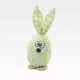 Jajce v obliki zajčka, pena/poliester/les, 9x9x25cm, sort.