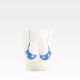 Lonček "bikini", porcelan, 5x6.5cm, sort.