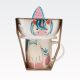 Set skodelice 360ml, 9cm in sklede, 600ml, 14x6cm, živalski motiv, porcelan, sort.