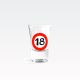 Kozarci za žganje prometni znak 18, 6/1, 25ml, 7cm