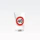 Kozarci za žganje prometni znak 40, 6/1, 25ml, 7cm