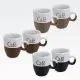Set 2 skodelic, 150ml, sort.