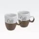 Set 2 skodelic, 150ml, sort.