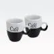 Set 2 skodelic, 150ml, sort.