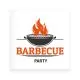Papirnate servite, bele, BBQ party, 33x33cm, 20kos