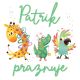 Personalizirana otroška majica za fanta - X praznuje