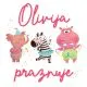 Personalizirana otroška majica za punco - X praznuje