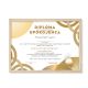 Diploma za POPOLNEGA UPOKOJENCA, 23x33.5cm