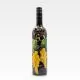 Jubilejno vino, 0.75l, poslikana steklenica - Na zdravje 60 - rumen grozd