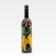 Jubilejno vino, 0.75l, poslikana steklenica - Na zdravje 80 - rumen grozd
