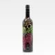 Jubilejno vino, 0.75l, poslikana steklenica - Vse najboljše 50 rdeč grozd